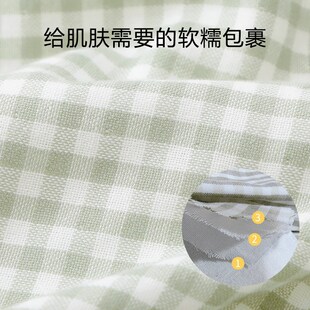 高端浴袍女纯棉纱布成人男浴巾可穿可裹吸水速干情侣大码四季浴衣