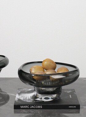 简约现代创意不规则家居客厅茶几水果盘软装饰品售楼处收纳盘摆件