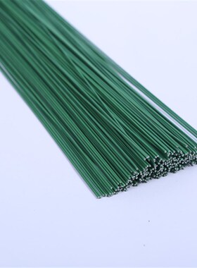 181620j22黑色绿色胶包铁丝DIY手工花艺铁丝包胶婚庆纱花翻糖