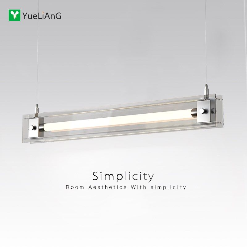 极简一字餐厅吊灯工业风长条灯包豪斯玻璃吧台餐桌灯工作室马扎灯,家装灯饰光源,餐厅吊灯,淘宝优惠券,粉丝福利购,淘宝优惠卷