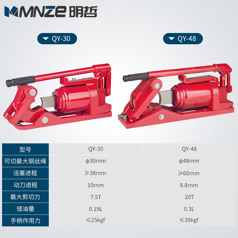 钢丝绳切断器/钢丝绳切断机/钢丝绳专用剪绳器/QY-30/QY-48包邮图片