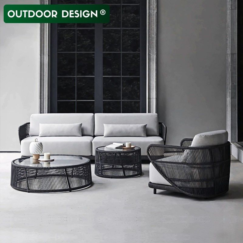 藤编沙发户外藤椅创意休闲防水防晒花园庭院民宿阳台露天桌椅家具,住宅家具,户外沙发,淘宝优惠券,粉丝福利购,淘宝优惠卷