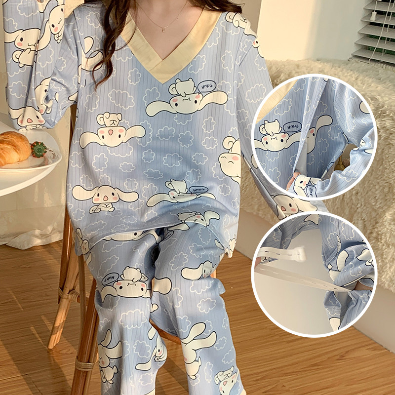 新款大码200斤长袖月子服夏天产后哺乳睡衣夏季300斤宽松孕妇套装,孕妇装/孕产妇用品/营养,家居服套装,淘宝优惠券,粉丝福利购,淘宝优惠卷