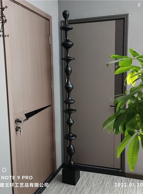 福建玉轩工艺品有限公司实木柱子装饰民宿摆件服装店原木软装道具