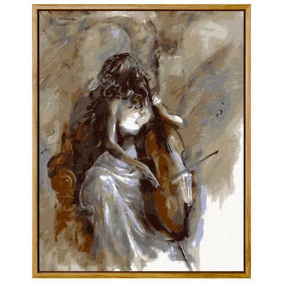 迷朗DIY数字油画 人物情侣抽象欧式古典手绘装饰画 温柔的嘶吼