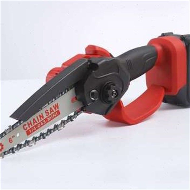 手持旋钮调节6寸迷你电链锯充电式伐木砍树电动锯家用锂电电锯,橡塑材料及制品,硅胶颗粒,淘宝优惠券,粉丝福利购,淘宝优惠卷
