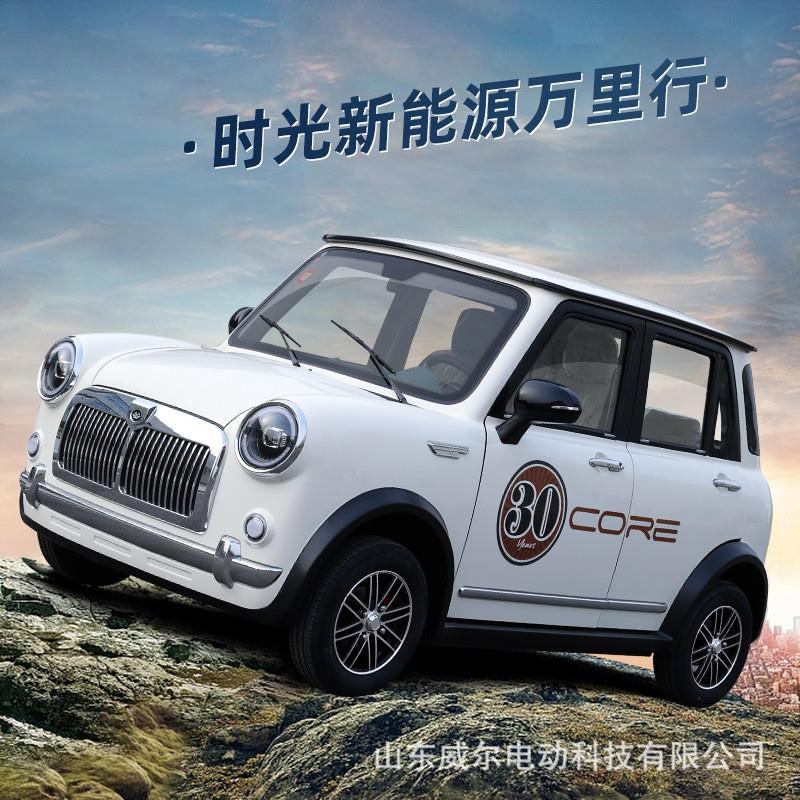 电动车四轮家用新能源老头乐汽车女士小型油电两用混动空调车