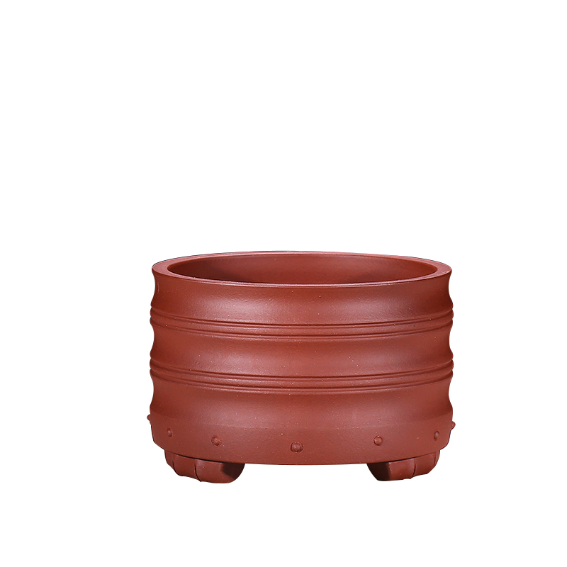 宜兴紫砂花盆多肉菖蒲文竹盆景花盆松柏榕树块根盆栽盆景花盆