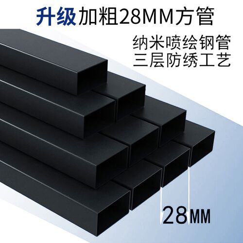 卧室家用免安装折叠布出租房全钢架加粗加厚结实耐用