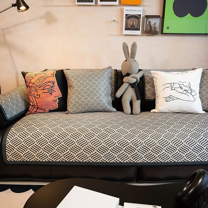 风艺术时尚设计沙发垫夏天夏季款冰丝沙发巾沙发凉席坐垫,居家布艺,沙发垫,淘宝优惠券,粉丝福利购,淘宝优惠卷