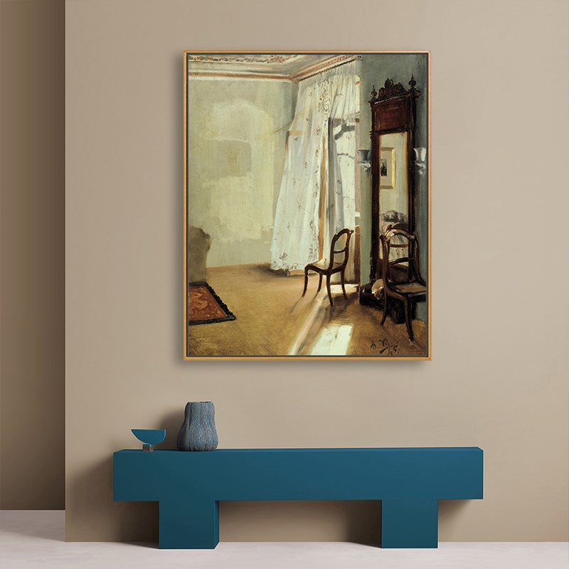 装饰画门采尔有阳台的房间艺术壁画客厅沙发餐厅玄关挂画