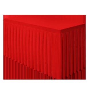 会议室桌布定制红色展会商务酒店活动长方形桌罩长条桌桌裙台布