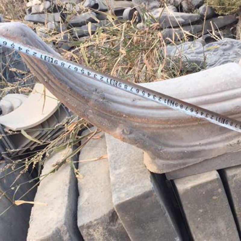 古建翘角仿古屋脊翘角仿古青瓦飞檐翘角翘角瓦五脊六兽屋脊正吻瓦图片