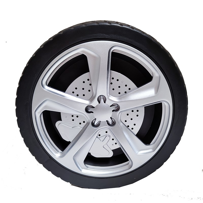 直径2厘米轮胎 儿童电动车 免充气轮胎 四轮汽车轱辘 静音