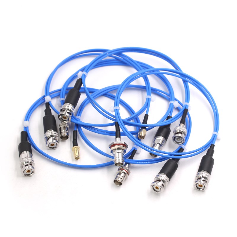 BNC三同轴转两同轴射频连接线5B TRB公头转MQ9母头转接跳线