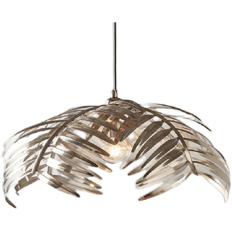 法式乡村金叶子吊灯卧室灯客厅餐厅艺术吊灯民宿酒店创意软装灯具