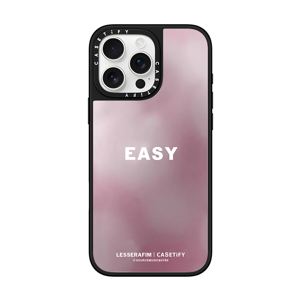 女团LE SSERAFIM专辑EASY联名Magsafe磁吸17手机壳适用15镜面