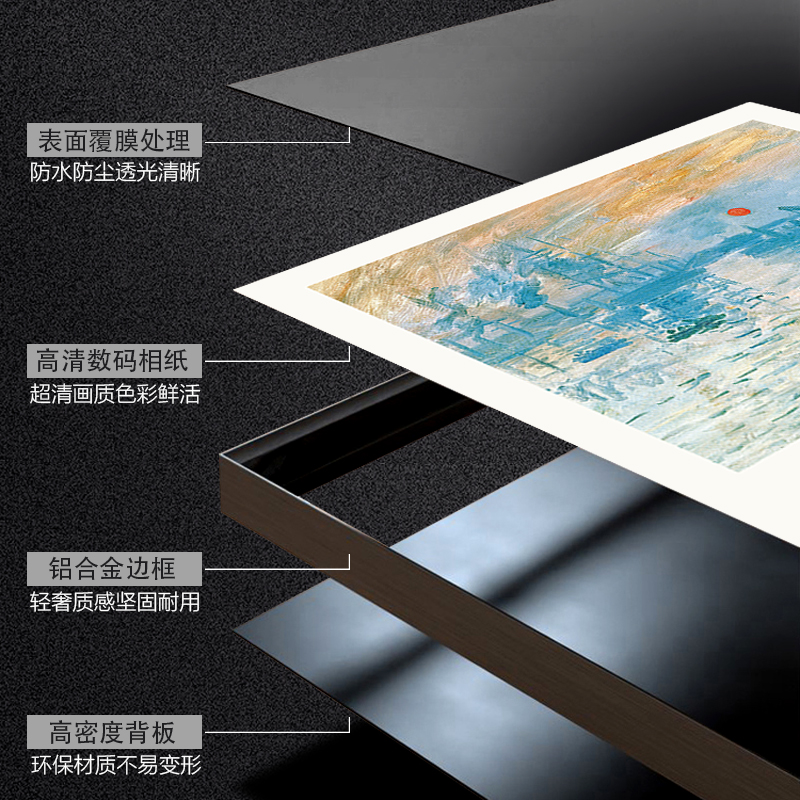 全家福照片放大定制相框挂墙打印加洗相片做成宫格小20寸宝宝画框