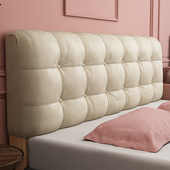 床头板软包床上靠枕实木床靠垫护腰大靠背床头罩拆洗