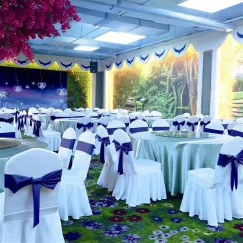 椅酒店饭店婚礼庆典宴会厅桌布蝴蝶结连体椅