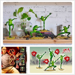 功夫青蛙9后怀旧电影人物武馆装饰家居创意橱窗男生礼