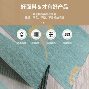 银杏叶提柔纱帘免打孔定制遮光窗帘客厅卧室成品办公室百叶卷帘