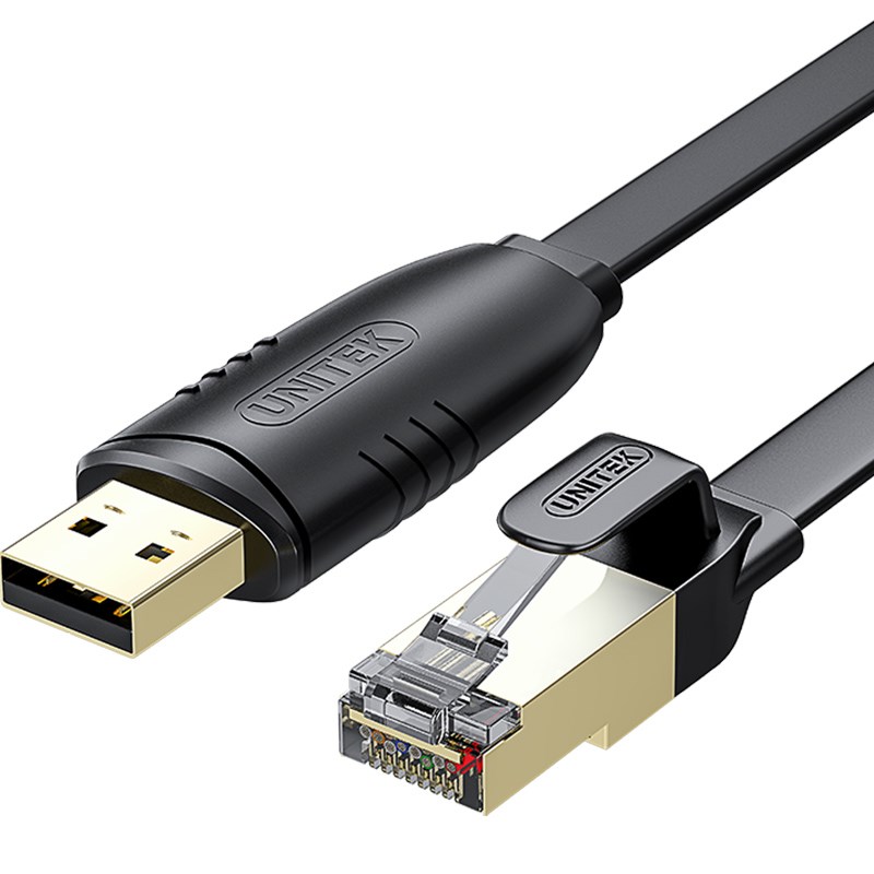 优越者USB转console调试线交换机路由器配置线电脑外转rj45网络口