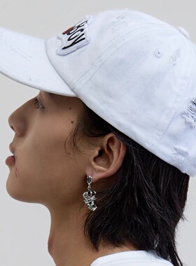 Gloomy Possession【CHANCE】Pin-up Boy 洗水破坏贴布印花鸭舌帽