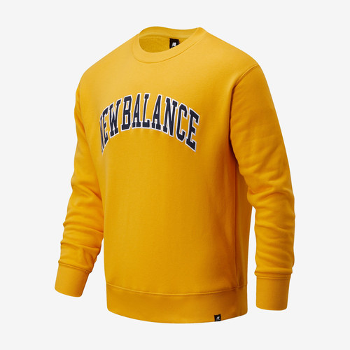 New Balance新百伦正品字母印花男套头休闲运动卫衣MT03515-ASE