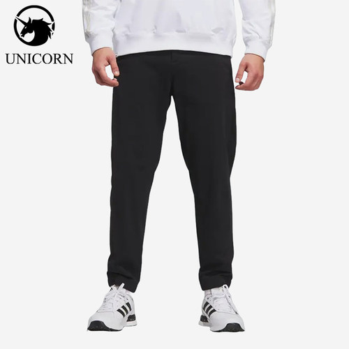 Adidas/阿迪达斯官方正品新款男黑色运动休闲日常通勤长裤JY1237