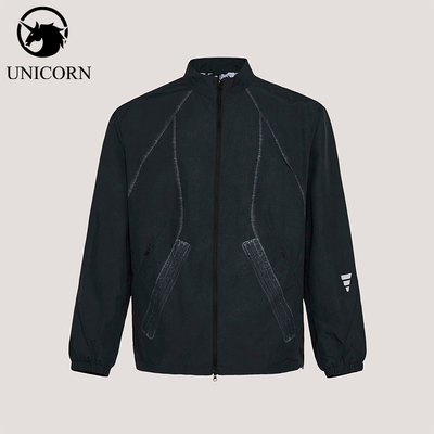 Adidas/阿迪达斯官方正品春季男士宽松运动梭织立领外套KU5308