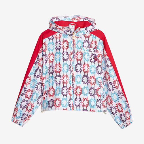 Puma彪马正品DAPPER DAN联名女拼接撞色印花连帽夹克620867-02