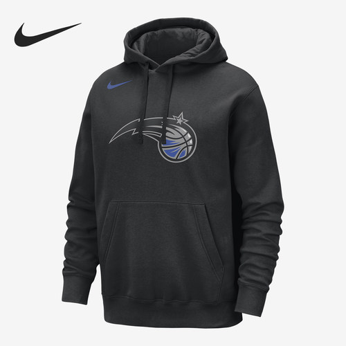 Nike耐克正品男款Orlando Magic Club Logo印花卫衣FB4769-010