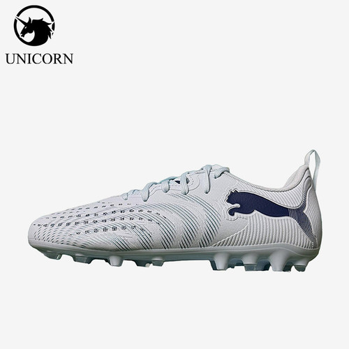 Puma/彪马正品FUTURE9新款儿童淡蓝白色抓地经典足球鞋108924-03