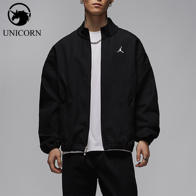 Nike/耐克正品JORDAN男士休闲立领刺绣复古运动外套IF1823-010