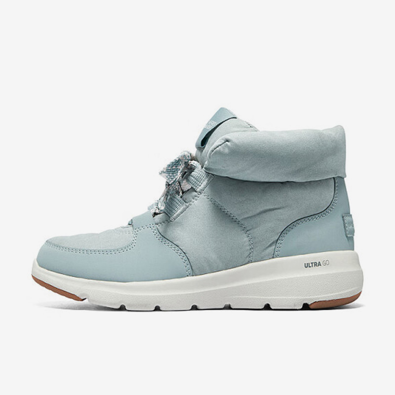 Skechers/斯凯奇正品新款女子简约时尚保暖厚底短筒雪地靴