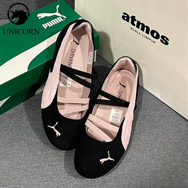 Puma/彪马正品2025夏季款女士低帮运动薄底透气休闲鞋406334-02