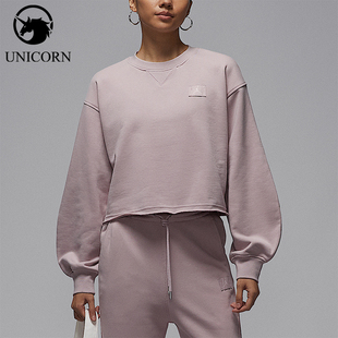 耐克正品 卫衣IF1007 ordan Fleece女士运动中短款 627 Flight Nike