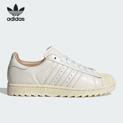 Adidas阿迪达斯正品Superstar II男女休闲系带圆头低帮板鞋KJ5804