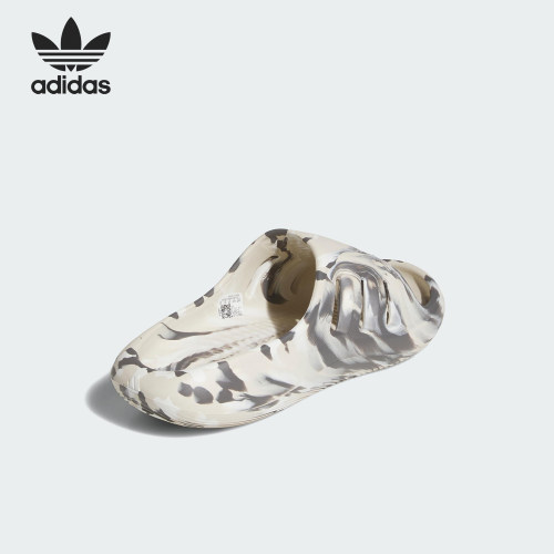 Adidas/阿迪达斯官方正品三叶草男女泡沫套入式透气拖鞋JH8018