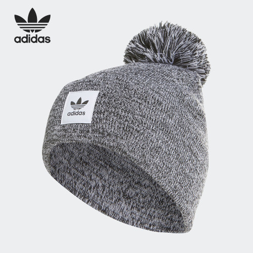 Adidas/阿迪达斯正品秋冬新款男女保暖防风针织帽子 ED8031