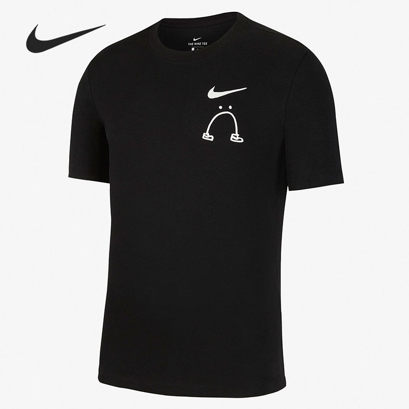 Nike/耐克正品TheTe新款男黑白色运动休闲短袖T恤CK9460-010