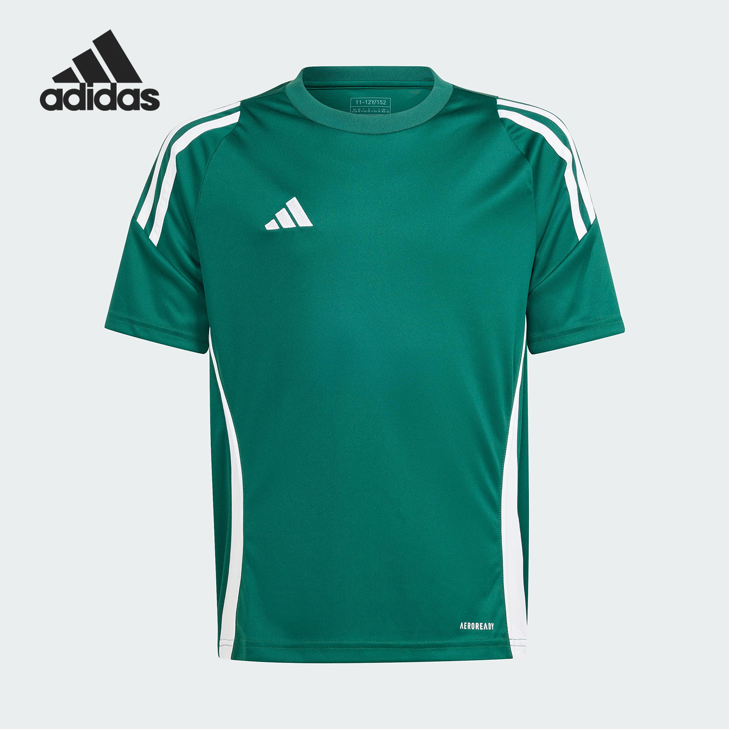 Adidas/阿迪达斯正品TIRO24 JSYY大童圆领足球运动短袖IS1028