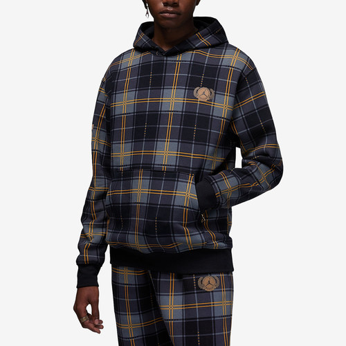 Nike耐克正品Jordan Essential Holiday男格子卫衣DV1578-010