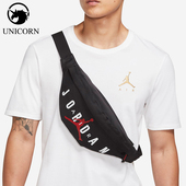 耐克正品 JORDAN男女同款 便携透气经典 Nike 休闲腰包DQ8114 010