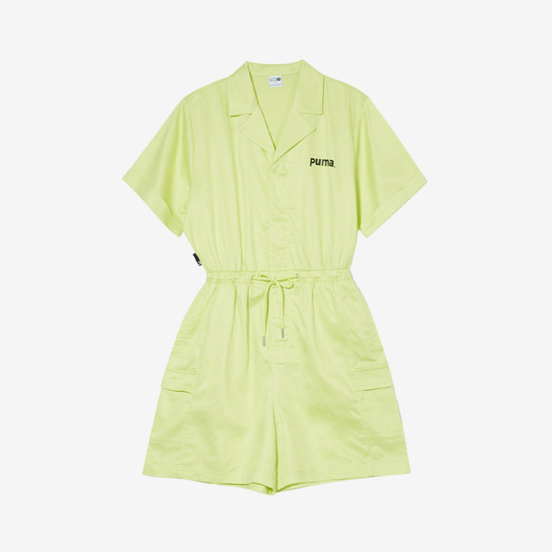 Puma/彪马正品休闲女士吸湿透气连体裤短袖短裤运动连衣裙
