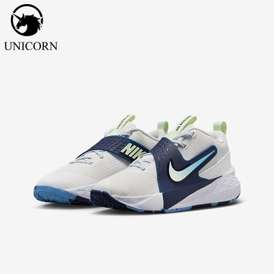 Nike/耐克正品TeamHustleD12新款儿童经典白蓝色篮球鞋HF6279-104