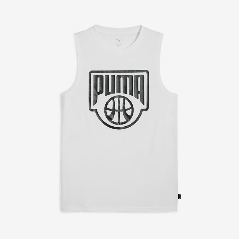 Puma/彪马正品2025夏季款男士简约训练印花运动背心630497-02