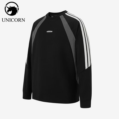 Adidas/阿迪达斯正品春秋男女复古运动休闲经典日常长袖T恤KG7145