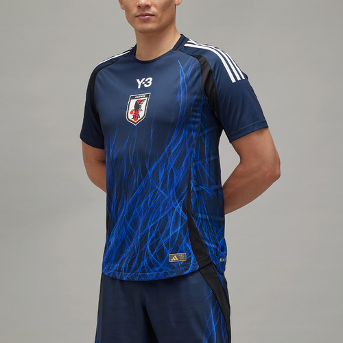Adidas阿迪达斯正品Y-3 2024男款主场球衣运动短袖T恤IU0957